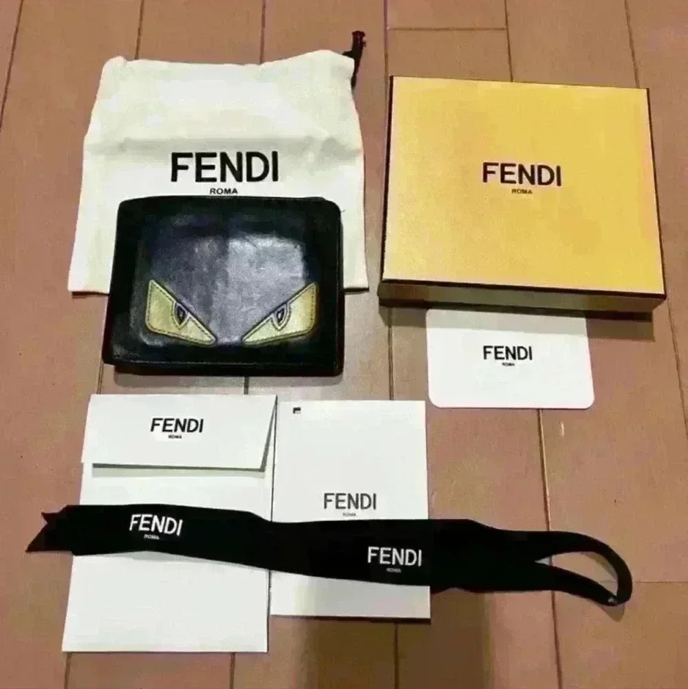 Fendi monster man's wallet